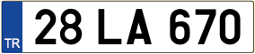 Truck License Plate